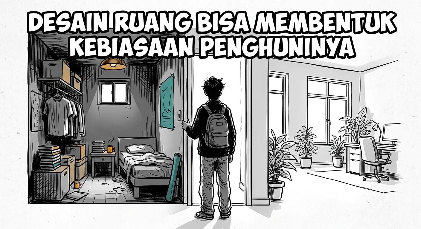 Desain Ruang Bisa Membentuk Kebiasaan Penghuninya